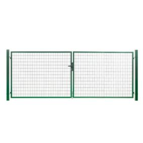 Portail grillagé Square passage 4m ht 1m vert