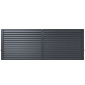 Portail IMPÉRIALE double battant 4 m - motorisation intégrée - Pack sécurité: Avec