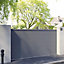 Portail Jardimat coulissant aluminium Chalon gris 7016 - 350 x h.160 cm