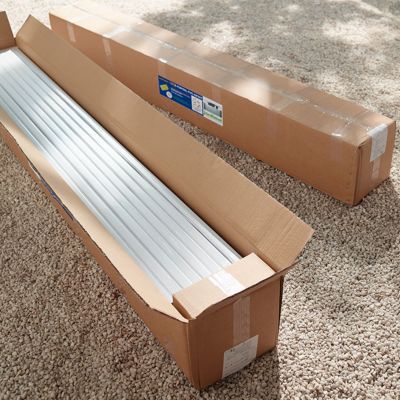 Portail Jardimat pvc Infiny recoupable blanc - 350 x h.160 cm