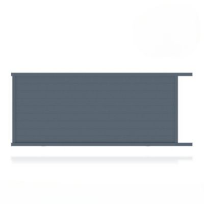 Portail motorisé coulissant Jardimat Alpes Gris anthracite RAL 7016, 350 x 160 cm
