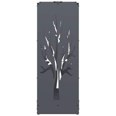 Portant de bois chauffage anthracite 40x30x80 cm