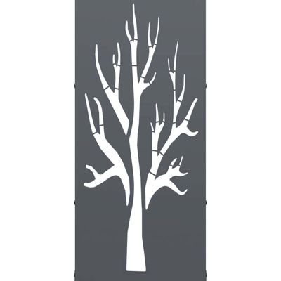 Portant de bois chauffage anthracite 40x30x80 cm
