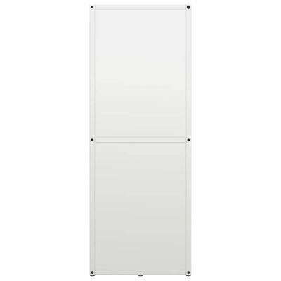 Portant de bois chauffage blanc 40x30x80 cm