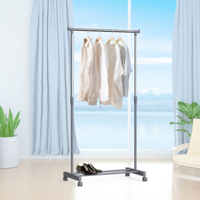 Portant simple avec étagère l. 84 x H. 160 cm