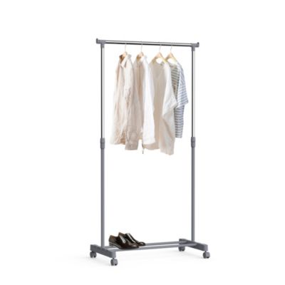 Portant simple avec étagère l. 84 x H. 160 cm