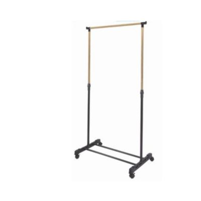 Portant simple avec étagère noir l.160 x H.43 x P.80 cm Compactor