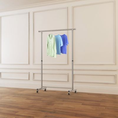 Portant simple haute résistance avec étagère l. 130 x H. 182,5 cm