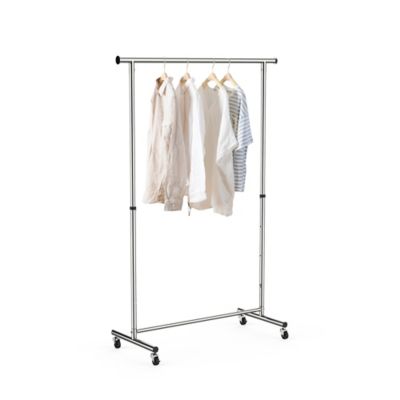Portant simple haute résistance avec étagère l. 130 x H. 182,5 cm