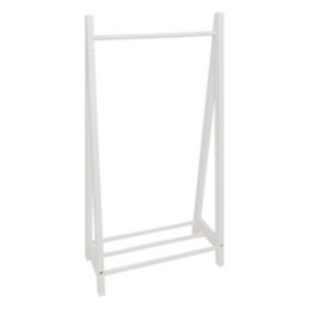 Portant à vêtements enfant - bois - blanc 58x115 cm - Atmosphera