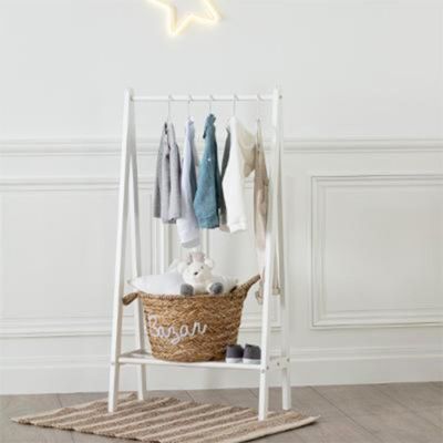 Portant à Vêtements Enfant "Simple" 115cm Blanc