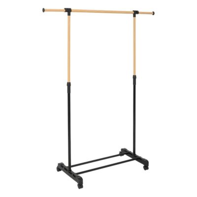 Portant à vêtements extensible effet bois - 5 five simply smart