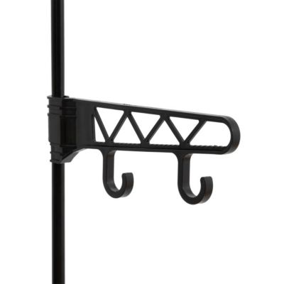 Portant à vêtements "Intissa" 4 niveaux en métal noir H160cm - 5 five simply smart