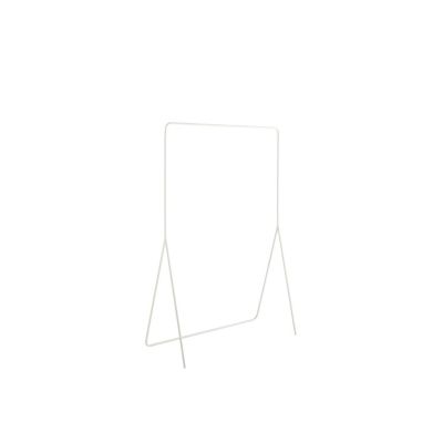 Portant à vêtements minimaliste en métal blanc 100 x 45 x 150 cm