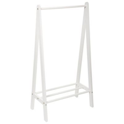 Portant à vêtements simple blanc