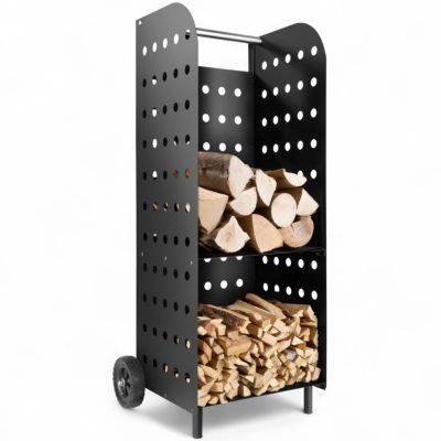 Porte bûches en acier capacité de charge 50 kg