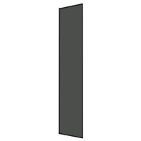 Porte battante 1 vantail anthracite brillant Form Darwin 37 x 200,4 cm