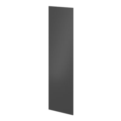 Porte battante anthracite GoodHome Atomia H. 187,2 x L. 49,7 cm