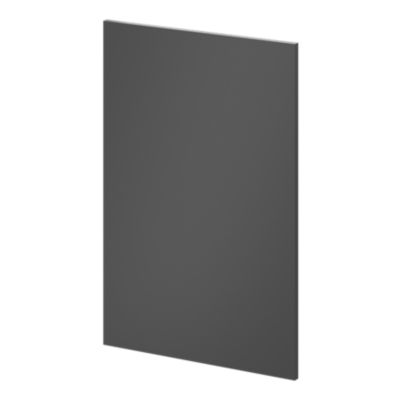 Porte battante anthracite GoodHome Atomia H. 74,7 x L. 49,7 cm