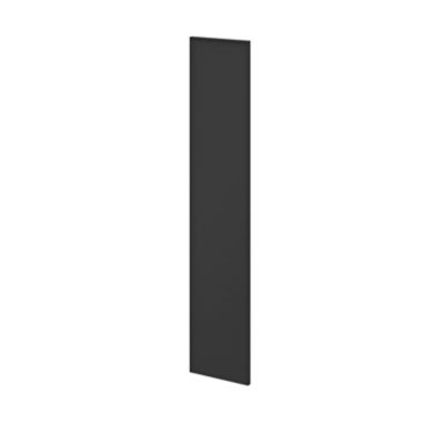 Porte battante anthracite mat GoodHome Atomia H. 187,2 x L. 37,2 cm