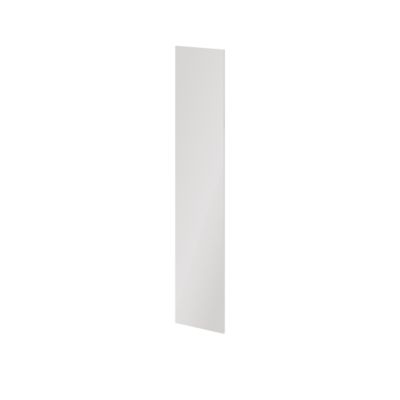 Porte battante blanche brillante GoodHome Atomia H. 187,2 x 37,2 cm