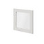 Porte battante blanche en verre GoodHome Atomia H 37,2 x L. 37,2 cm