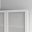 Porte battante blanche en verre opaque GoodHome Atomia H 187,2 x L. 49,7 cm