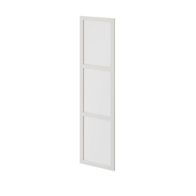 Porte Battante Blanche En Verre Opaque Goodhome Atomia L 50 X H 187 5 Cm Castorama