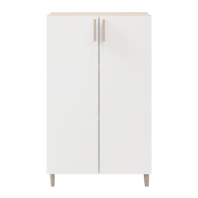 Porte battante blanche GoodHome Atomia H. 112,2 x L. 37,2 cm