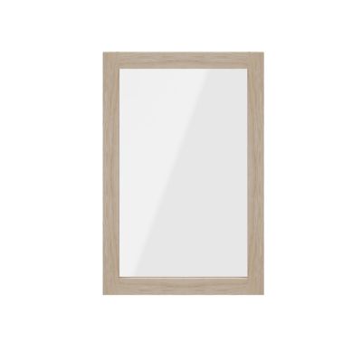 Porte battante effet chêne en verre GoodHome Atomia H 74,7 x L. 49,7 cm