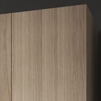 Porte battante effet chêne GoodHome Atomia H. 149,7 x L. 37,2 cm