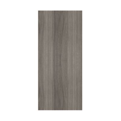Porte battante effet chêne grisé GoodHome Atomia H. 112,2 x L. 49,7 cm
