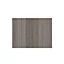 Porte battante effet chêne grisé GoodHome Atomia H. 37,2 x L.49,7 cm