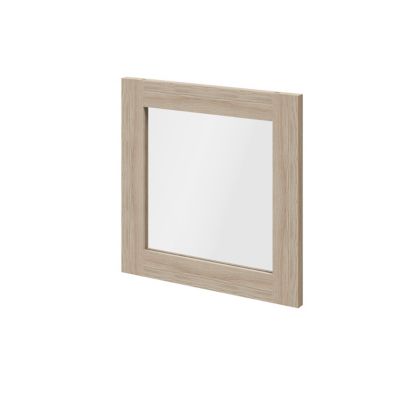 Porte battante en verre effet chêne GoodHome Atomia H 37,2 x L. 37,2 cm