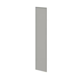 Porte battante gris clair mat GoodHome Atomia H.187,2 x L.37,2 cm