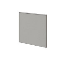 Porte battante grise claire mate GoodHome Atomia H 37,2 x L. 37,2 cm