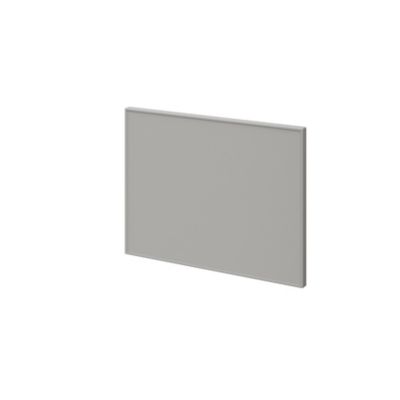 Porte battante grise claire mate GoodHome Atomia H 37,2 x L. 49,7 cm