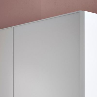 Porte battante grise claire mate GoodHome Atomia H 37,2 x L. 49,7 cm
