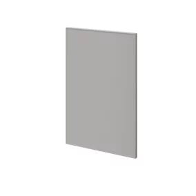 Porte battante grise claire mate GoodHome Atomia H 74,7 x L. 49,7 cm