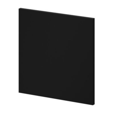 Porte battante noir GoodHome Atomia H. 37,2 x L. 37,2 cm