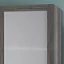 Porte battante verre opaque effet chêne grisé GoodHome Atomia H. 224,7 x L. 49,7 cm