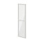 Porte battante verre transparent blanche GoodHome Atomia H. 187,2 x 49,7 cm