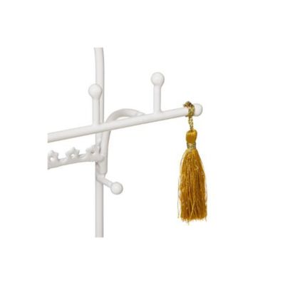 Porte-Bijoux Déco "Idylle Folk" 29cm Blanc