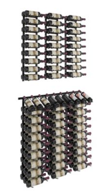 Porte-Bouteille kit mural pour 144 bouteilles noir