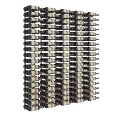 Porte-Bouteille kit mural pour 270 bouteilles Nickel brossé