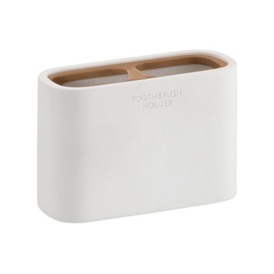 Porte-brosse à Dents En Bambou Xpieoyrm - 5 Compartiments, Design Moderne Pour Salle De Bain Organisée Organisateur Brosse à Dents électrique