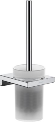 Porte-brosse WC mural chromé Hansgrohe