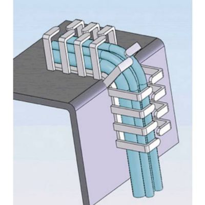 Porte-câble flexible RX1616-4 16 mm gris, 500 mm, polypropylène, 1 pièce