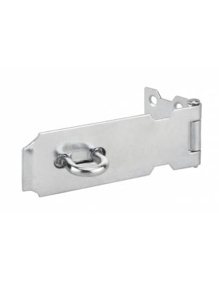 Porte cadenas pour fermeture de coffre et porte, 125mm, acier, zingué - THIRARD