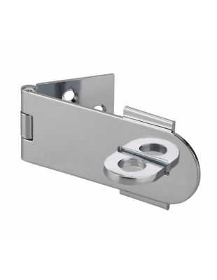 Porte-cadenas à recouvrement, laiton chromé, fermeture de coffres et portes - THIRARD